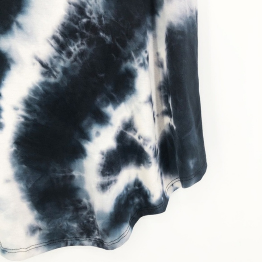 TIE DYE Raglan Stripe Tee Shirt PLUS SIZE Jersey - Picture 5 of 5